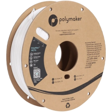 White POLYMAKER POLYMAX TOUGH PETG 1.75/750g