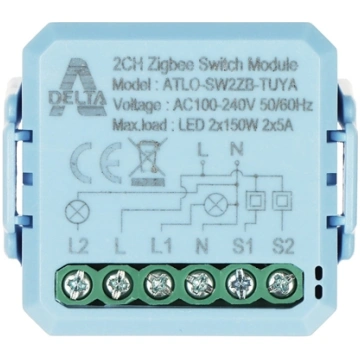 Atlo INTELIGENTNY PRZECZNIK ATLO-SW2ZB-TUYA ZigBee