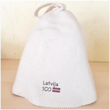 Pirts cepure ar SWAROVSKI kristāliem Latvija100, b