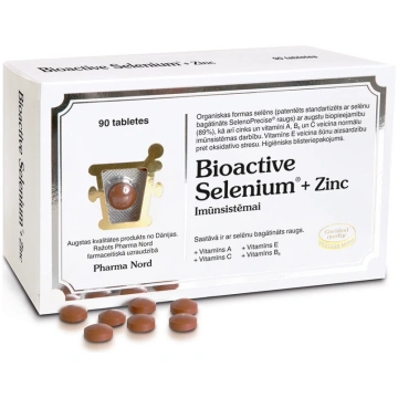 Bioactive Selenium+Zinc tabletes N90 BIO-SELENIUM