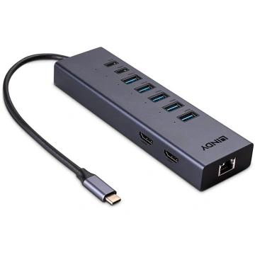 LINDY DST-Mini Duo - docking station - USB-C / Thu
