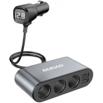Dudao car charger 2x USB / 3x cigarette lighter sp