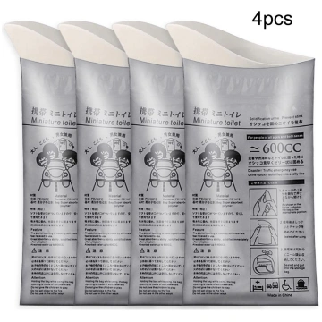 100-8PC Āra ārkārtas urīna maisiņi 600 ml Vienreiz