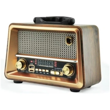 YUEGAN stilīgs retro dizaina pārnēsājamais radio a