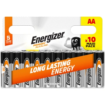 Energizer battery Primary Alkaline AA DHP10 763890