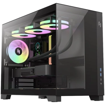 GameMax Infinity NEX C33 BK - mATX case - micro AT