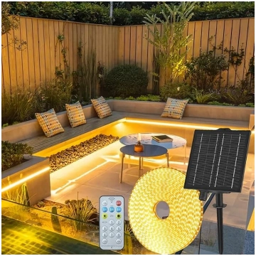 Gaoxun Solar LED Strip Outdoor, 15 m, 960 LED āra 