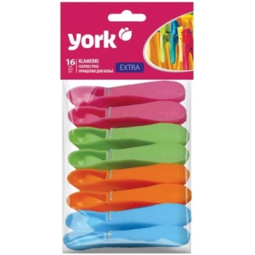 York EXTRA Klasiskie Veļas Knaģi 16gab (36096020)