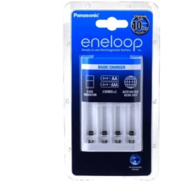 Panasonic eneloop Basic battery charger 2 or 4 AA/