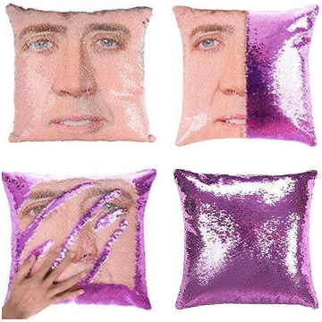 LydeLog Nicolas Sequin Cushion Cover Reversible Fu