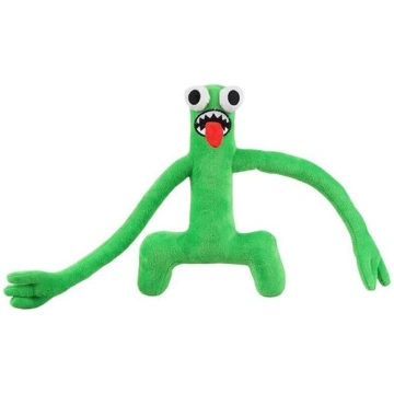 Mīksta plīša rotaļlieta Rainbow friends, zaļš ar g