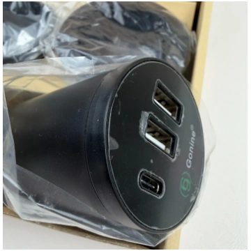 Gonine rakstāmgalda uzmava ar USB, slēpta strāvas 
