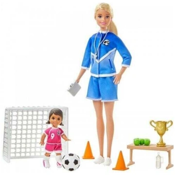 Mattel - Bārbija futbola trenera rotaļu komplekts 