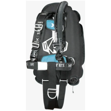 Mares Xr Rec Trim Single Backmount Set Aqua
