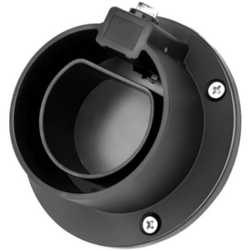 Apaļš plastmasas sienas kabeļa turētājs elektromob