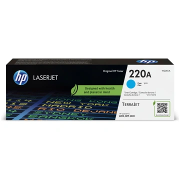 HP 220A (W2201A) Toner Cartridge, Cyan (W2201A) He