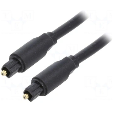 Cable | Toslink plug,both sides | 1.5m | Plating: 