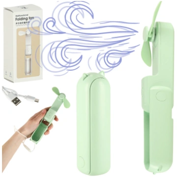 Saliekams mini USB ventilators ar powerbank funkci