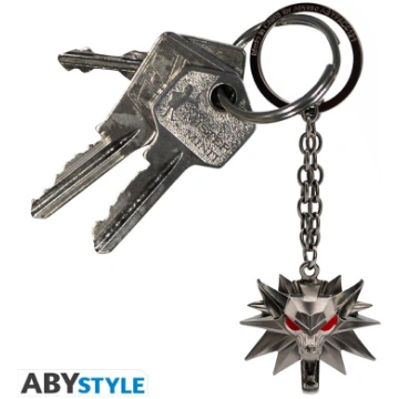 The Witcher Keychain 3D "Wolf School Emblem"
