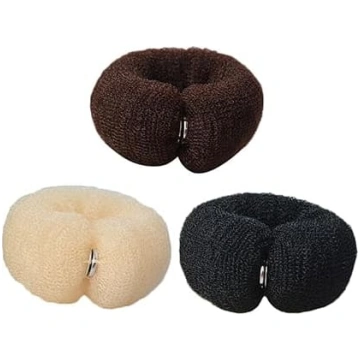 Generisch 3 Stück Haarknoten Donut Maker aus Nylon
