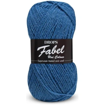 Lana FABEL - DROPS - 108 - BLU REALE