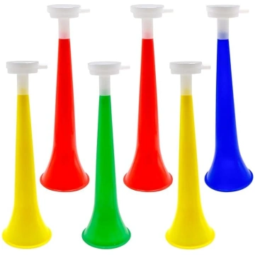 6 gab. plastmasas stadiona trompetes, stadiona rag