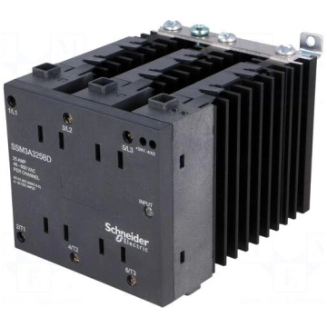 Relay: solid state | 25A | Uswitch: 48÷600VAC | 3-