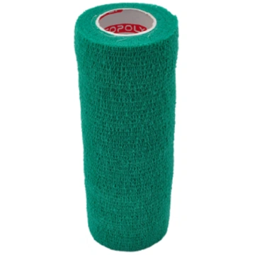 Pašlīpoša elastīgā pārsēja 15 cm - Zaļa Copoly