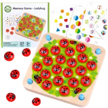 Atmiņas spēle "Ladybug" Woopie Green