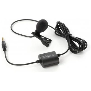 IK Multimedia iRig Mic Lav Black Clip-on microphon