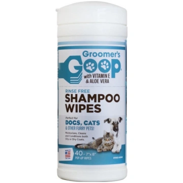 Groomer"s Goop Shampoo Wipes 40gb - mazgājošas sal