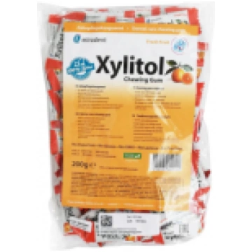 Miradent Xylitol košļājamās gumijas ar augļu garšu