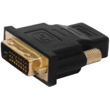 Adapteris Savio HDMI, DVI-D, melna krās