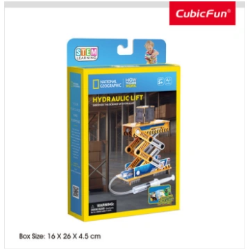 3D puzle CubicFun National Geographic hidrauliskai