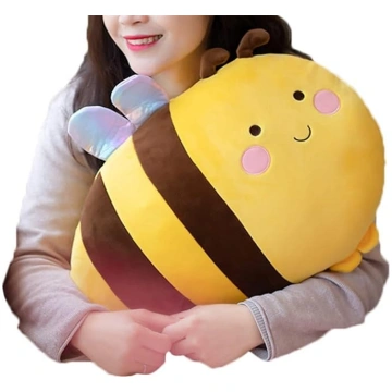 TONGSONG Cute Pillow Bee plīša rotaļlieta Stuff Be