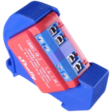 DIN sliedes adapteris Shelly PLUS MINI relejiem