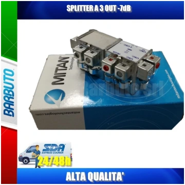 DIVISORE / PARTITORE A CUBO 6 USCITE CON CONNESSIO