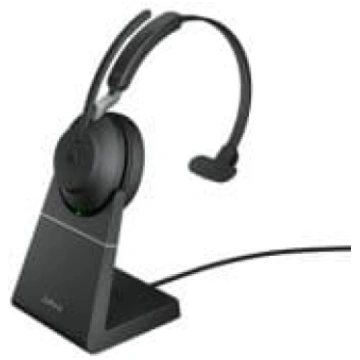 Jabra Evolve2 65 Link380a MS Mono Stand Black Evol