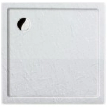 Dušas paliktnis Roth Flat Stone 80x80x5 balts Rolt