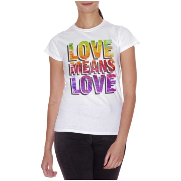 T-Shirt Love Means Love | Amore Significa Amore | 