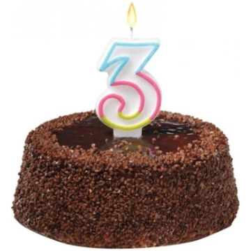 Dzimšanas dienas svece Susy Card Birthday Candle 3