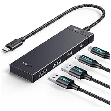 UGREEN USB C Hub 10 Gbps, Adapter with 2 USB C 3.2