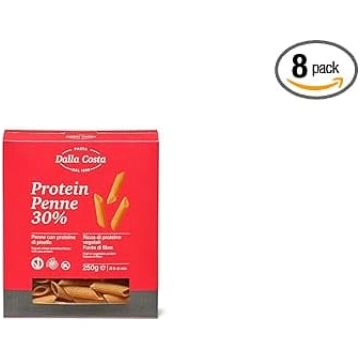 Dalla Costa Penne proteīnu makaroni ar 30 % zirņu 