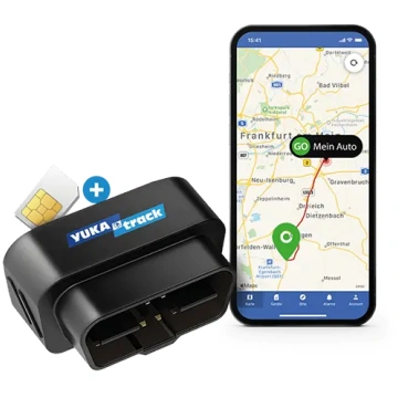 IoT YUKAtrack AIO GPS OBD2 Car Tracker with SIM + 
