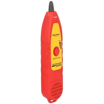 Tīkla kabeļu testers DeLOCK 86109 Sarkans Dzeltena