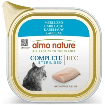 Almo Nature HFC Sterilised Cod konservi kaķiem Men