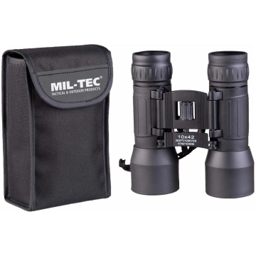 MIL-TEC BINOKLIS MELNS 10X42
