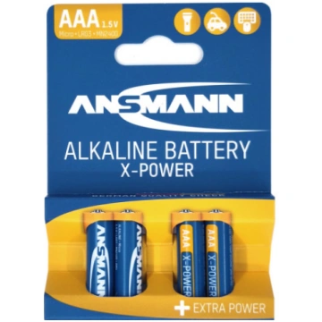 Baterijas X-Power AAA 1.5V, Ansmann