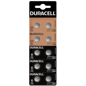 Duracell akumulators LR44, 10 gab