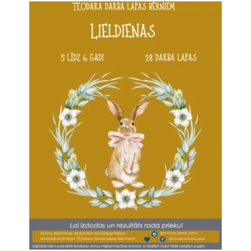 Lieldienas (5-6 gadi) - Mācību materiāli Pirmsskol